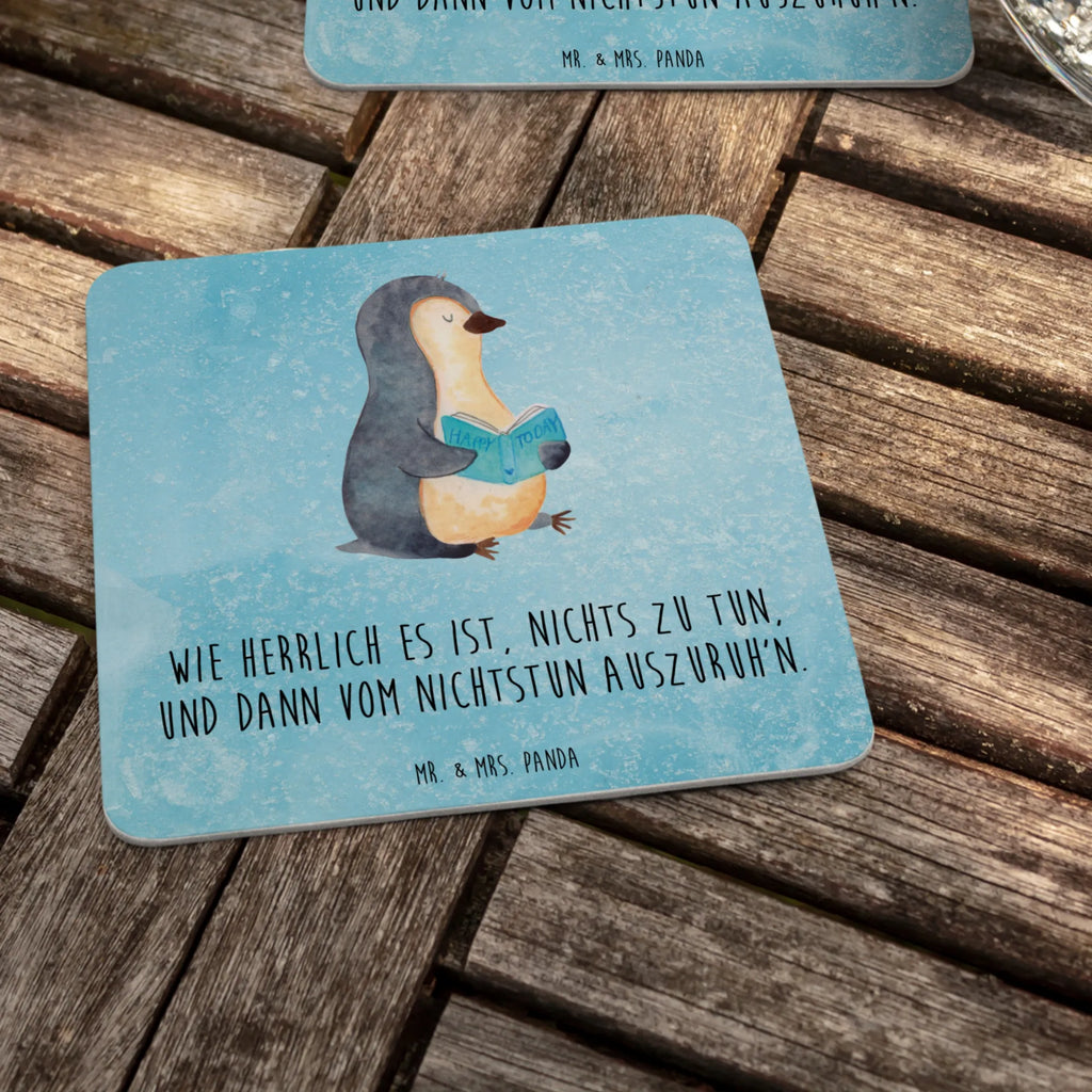 Bierdeckel Pinguin Buch Tischdeko, Gastgeschenk Hochzeit, Bierdeckel, Pinguin, Buch, Urlaub, Pinguine, Lesen, Faulenzen, Bücherwurm, Ferien, Freizeit, Nichtstun