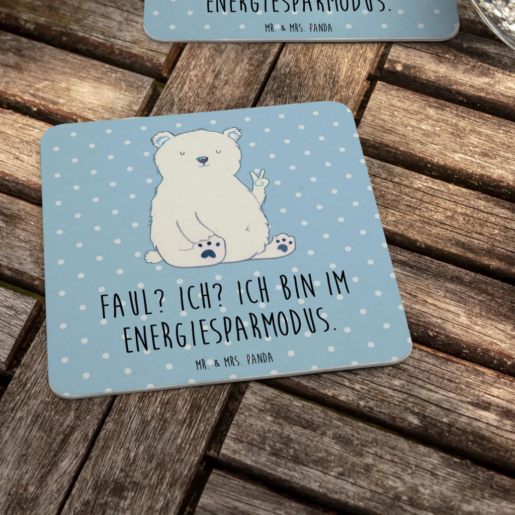 Bierdeckel Eisbär Faul Bierdeckel, Gastgeschenk Hochzeit, Tischdeko, Bär, Teddy, Teddybär, Eisbär, Homeoffice, Entspannen, Faul, Arbeitsplatz, Relaxen, Arbeit, Nordpol, Büro, Bürojob