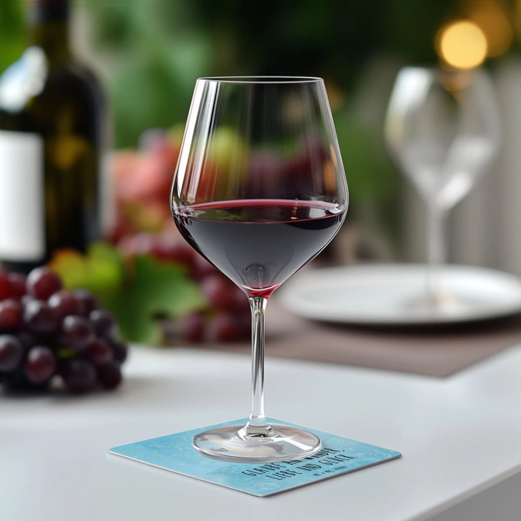 Coaster Penguin ladybug Gastgeschenk Hochzeit, Tischdeko, Bierdeckel, Pinguin, Freude, Pinguine, Wunder, Glück, Lebensfreude, Liebe, Marienkäfer