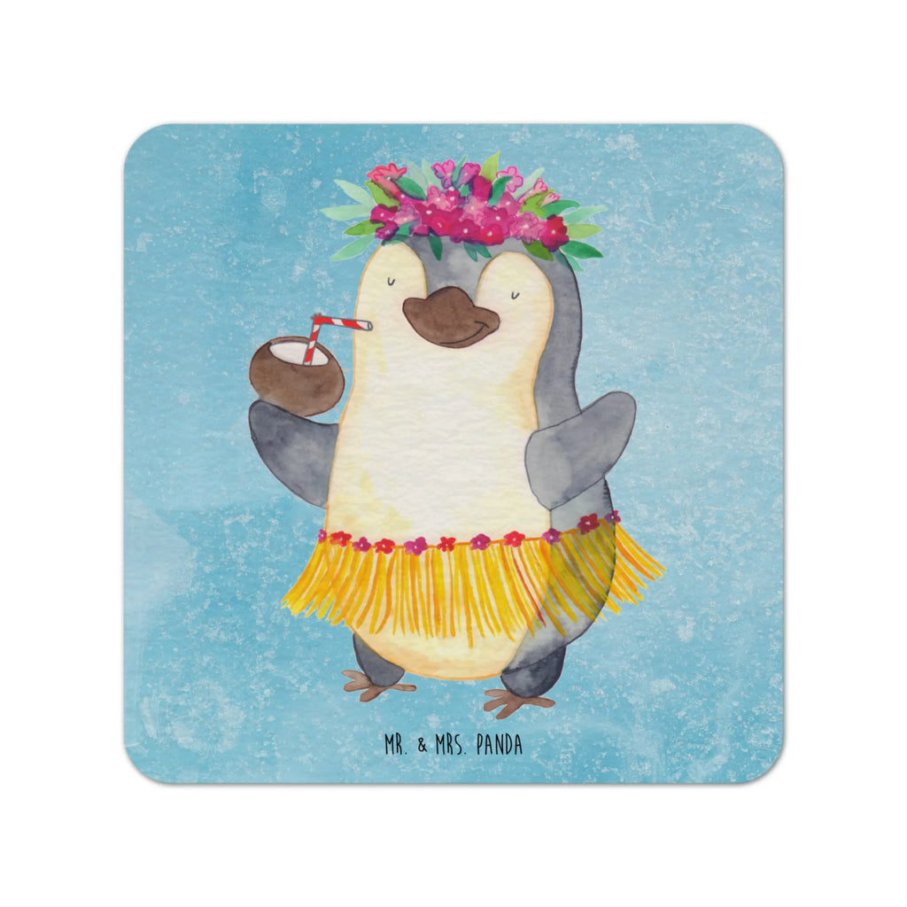 Bierdeckel Pinguin Kokosnuss Gastgeschenk Hochzeit, Tischdeko, Bierdeckel, Pinguin, Urlaub, Kokosnuss, Pinguine, Hawaii, Aloha
