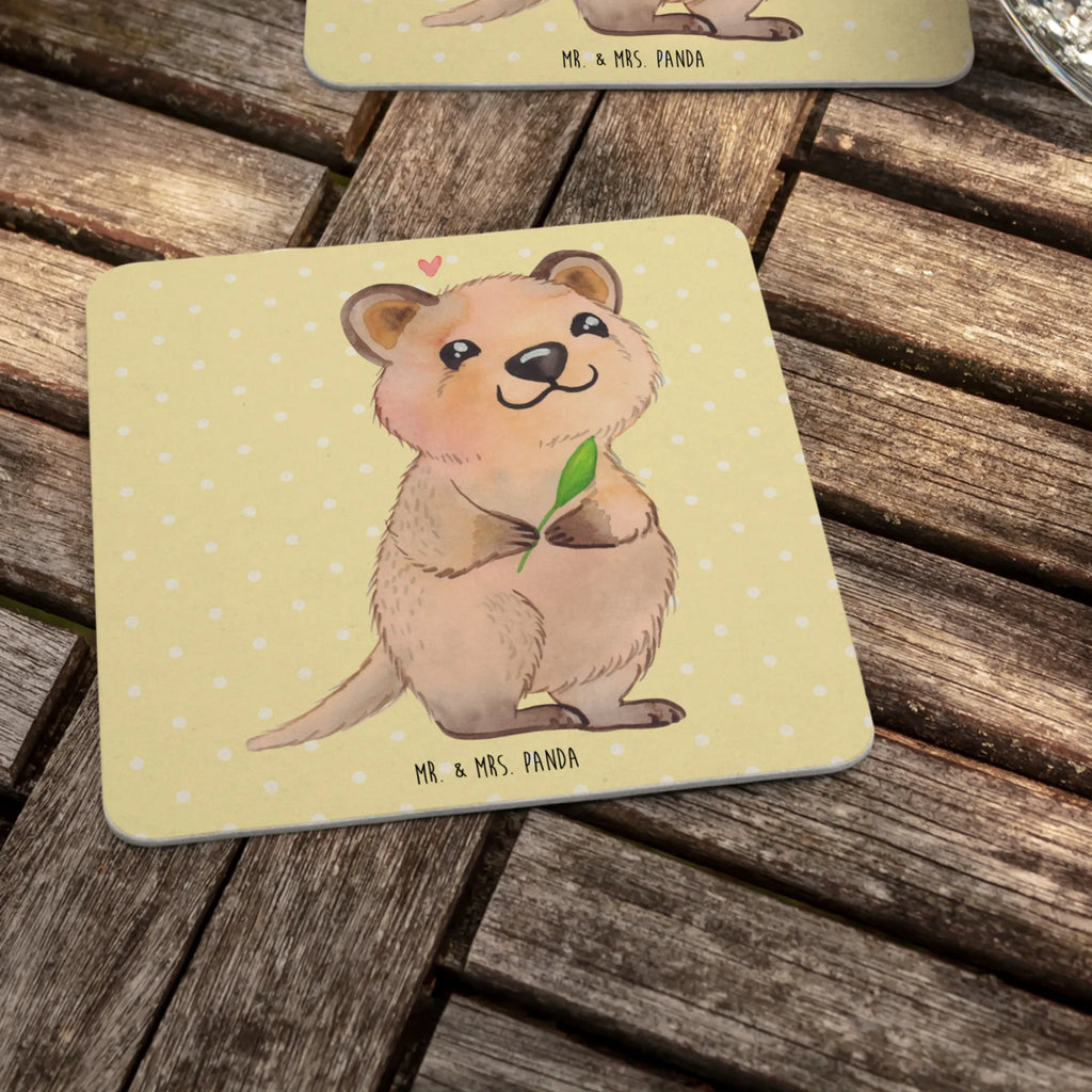 Coaster Quokka Happy Bierdeckel, Tischdeko, Gastgeschenk Hochzeit, Tiermotive, Gute Laune, lustige Sprüche, Tiere, Verschieben, Niedliches Tier, Lustiger Spruch, Quokka, Dinge erledigen, Aufschieberitis