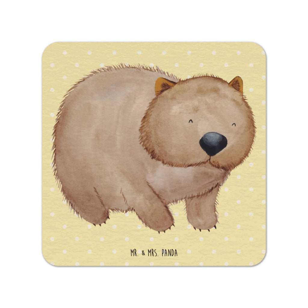 Coaster Wombat Bierdeckel, Tischdeko, Gastgeschenk Hochzeit, Tiermotive, Gute Laune, lustige Sprüche, Tiere, Wombat, Australien, Das Leben ist schön, Motivation, Spruch