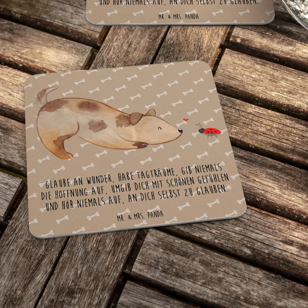 Bierdeckel Hund Marienkäfer Bierdeckel, Gastgeschenk Hochzeit, Tischdeko, Hund, Hundemotiv, Haustier, Hunderasse, Tierliebhaber, Hundebesitzer, Sprüche, Mischlinghund, Hundespruch, Marienkäfer, Hunde, Mischling