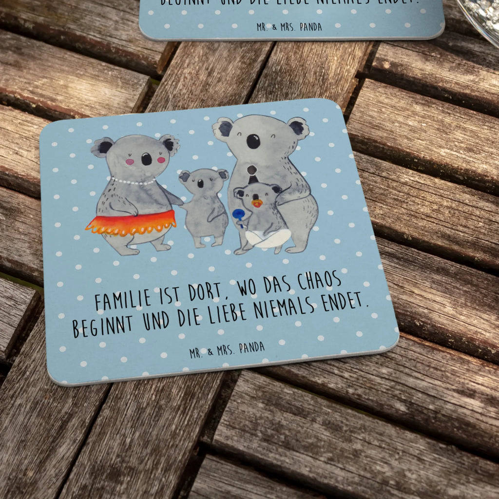 Bierdeckel Koala Familie Tischdeko, Gastgeschenk Hochzeit, Bierdeckel, Familie, Vatertag, Muttertag, Bruder, Schwester, Mama, Papa, Oma, Opa, Koala, Familienleben, Family, Geschwister, Kinder, Koalas