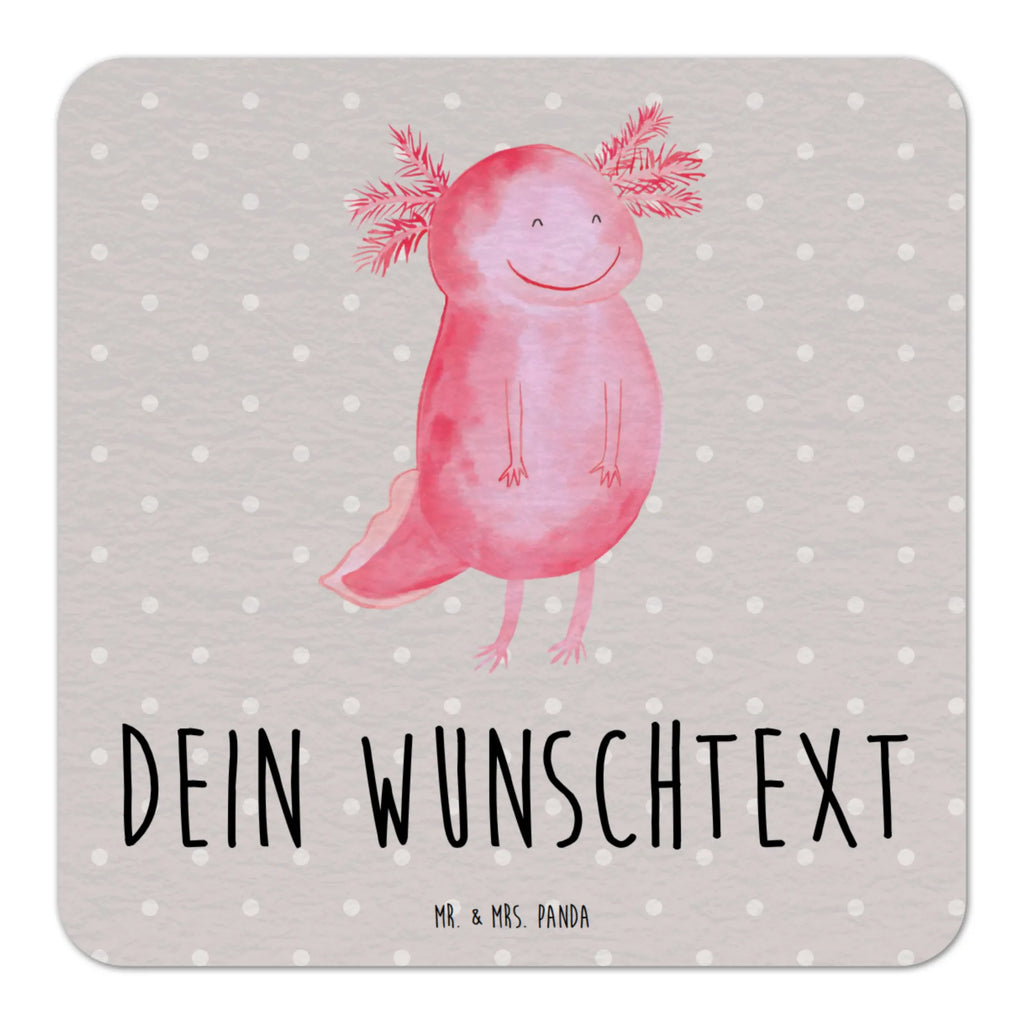 Personalisierter Bierdeckel Axolotl Glücklich Personalisierter Bierdeckel, Bierdeckel mit Namen, Gastgeschenk Hochzeit mit Namen, Tischdeko personalisiert, Bierdeckel personalisiert, Axolotl, Molch, Axolot, Lurch, gute Laune, Schwanzlurch, Lurche, Motivation