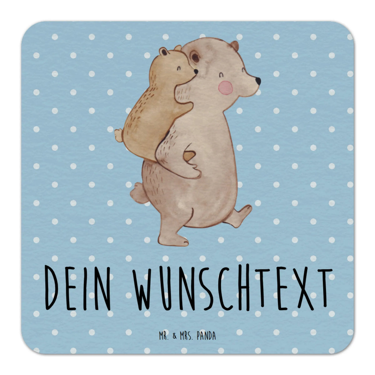 Personalized Beer Coaster Papa Bear Father's Day, Mother's Day, present, birthday, uncle, father's day