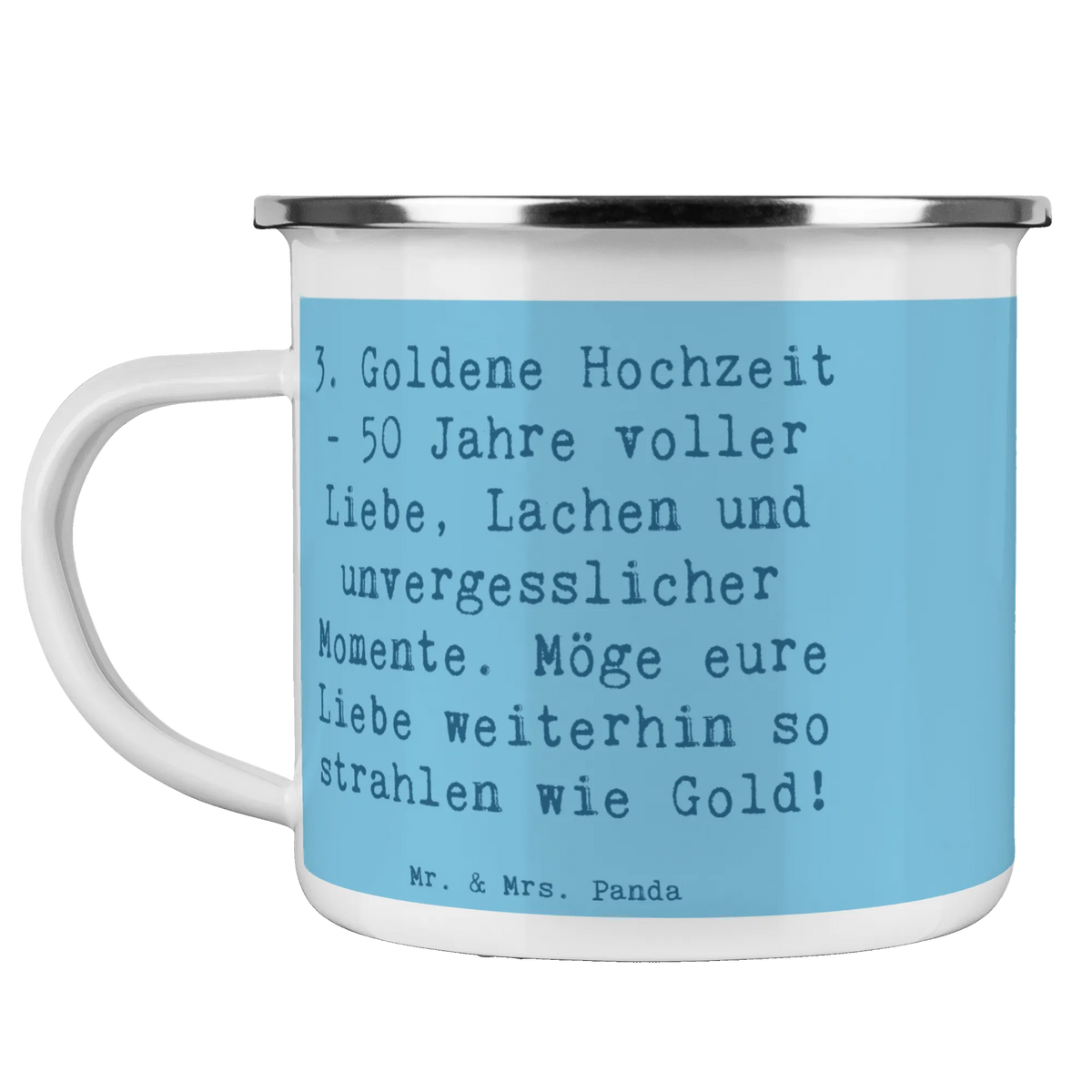 Camping Emaille Tasse Spruch 50. Hochzeitstag Pott, emaillebecher, Emaille Tasse, outdoortasse, Outdoor Becher, reisetasse, wandertasse, Emailletasse, Emaille Becher, Kaffeepott, Motivtasse, Reisebecher, Outdoor Tasse, wanderbecher, Teetasse, metallbecher, Haferl, Campingtasse, blechbecher, becher emaille, Teebecher, Blechtasse, Campingbecher, Tasse Emaille, Hochzeitsfeier, Verlobungsgeschenk, Trauung, Hochzeit, Verlobungsfeier, Hochzeitskarte, Trauungsgeschenk, Hochzeitsgeschenk, Hochzeitsgeschenke für Brautpaar, Ehe, Hochzeitsgeschenkideen
