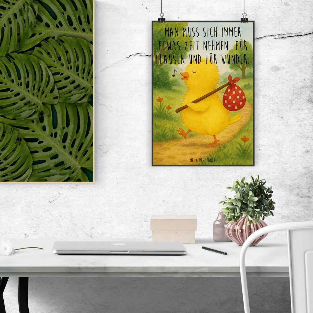 Poster Küken Wander Design Poster, Wandposter, Bild, Wanddeko, Küchenposter, Kinderposter, Wanddeko Bild, Raumdekoration, Wanddekoration, Handgemaltes Poster, Mr. & Mrs. Panda Poster, Designposter, Kunstdruck, Posterdruck, Ostern, Osterhase, Ostergeschenke, Osternest, Osterdeko, Geschenke zu Ostern, Ostern Geschenk, Ostergeschenke Kinder, Ostern Kinder, Küken, Osterei, Ostereier, Ei, Frühlingsgefühle, Freude, Grüße, liebe Grüße, Frohe Ostern, Ostergrüße, Flausen, Wunder, Reisen, Weltenbummler, Zeit, Zeitmanagement, Backpacker