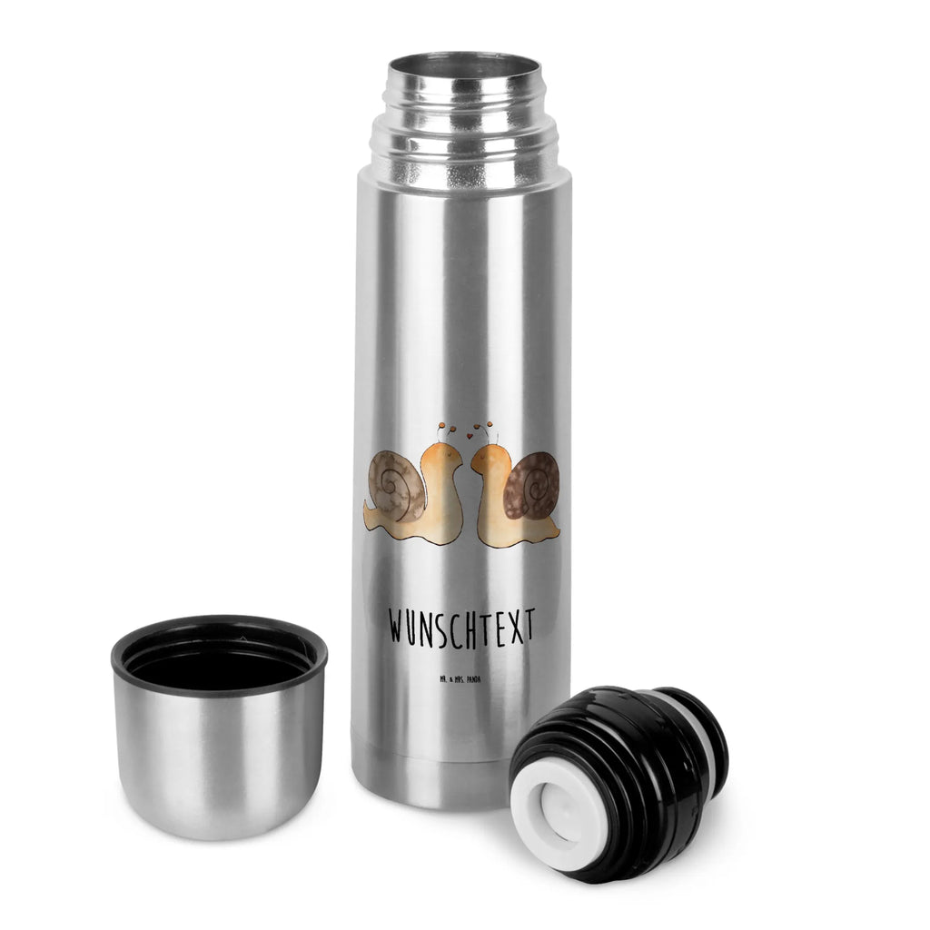 Spersonalizowany termos Miłość ślimaków Miłość, przyjaciel, przyjaciółka, mąż, żona, wesele, zaręczyny, prośba o rękę, prezent miłosny, rocznica, dzień ślubu