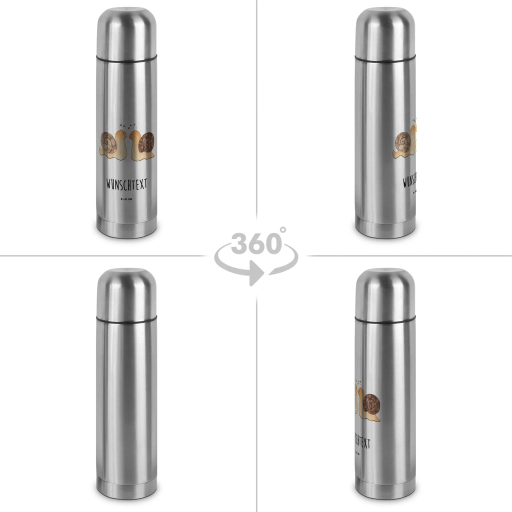 Spersonalizowany termos Miłość ślimaków Miłość, przyjaciel, przyjaciółka, mąż, żona, wesele, zaręczyny, prośba o rękę, prezent miłosny, rocznica, dzień ślubu