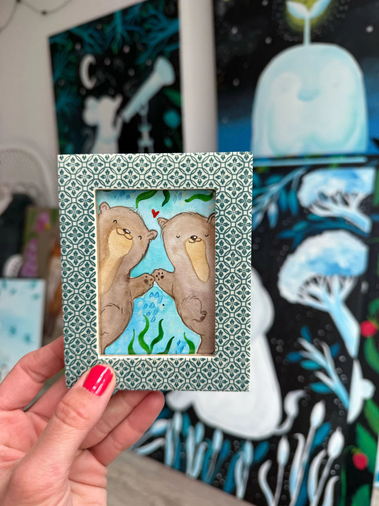 ORIGINAL Aquarell im Rahmen "Otterliebe" Original Leinwandbild, Original Ölgemälde, Original Expressionismus, Original Texturiertes Gemälde, Original Impressionismus, Original Gemälde Abstrakt, Original Rahmenlos, Original Landschaftsgemälde, Original Gemälde Stillleben, Original Großformat, Original Street Art, Original Gemälde Figürlich, Original Moderne Malerei, Original Diptychon, Original Pastellzeichnung, Original Stillleben, Original Pop Art Gemälde, Original Künstlerarbeit, Originalbild, Original Gemälde Auf Holz, Original Aquarell, Original Gemälde Auf Karton, Original Kunstwerk, Original Minimalistisches Gemälde, Originaldruck Auf Leinwand, Handgemaltes Gemälde, Original Realismus, Original Kunst Sammlerstück, Original Kleinformat, Original Gemälde Porträt, Unikat Gemälde, Original Gemälde Auf Papier, Original Galeriequalität, Original Limitierte Auflage, Original Farbverlauf, Original Surrealismus, Original Mischtechnik, Original Gemälde, Original Mit Rahmen, Original Abstraktes Gemälde, Original Figurative Malerei, Original Acrylgemälde, Original Grafisches Gemälde, Original Portraitgemälde, Original Triptychon, Original Gemälde Landschaft, Original Urban Art, Original Signiertes Gemälde, Mr. & Mr. Panda Unikate, Mr. & Mrs. Panda Originale