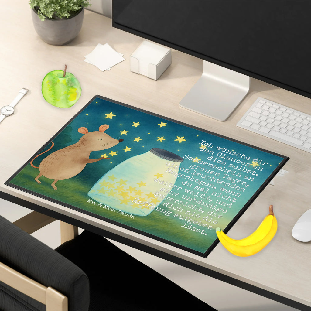 Schreibtischunterlage Maus Sterne Design Schreibunterlage, Schreibtischauflage, Bürobedarf, Büroartikel, Schreibwaren, Schreibtisch Unterlagen, Schreibtischunterlage Groß, Tiermotive, Gute Laune, lustige Sprüche, Tiere, Maus, Sterne, Wunsch, Kind, Taufe, Taufgeschenk, Geburt, Schwangerschaft, erstes Kind, Kindergeburtstag, Geburtstag, Hoffnung, Träume