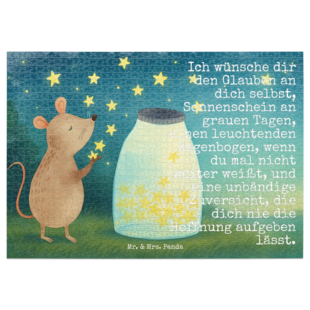 Puzzle Mouse Stars Design Puzzle, Tiermotive, Gute Laune, lustige Sprüche, Tiere, Geburt, Taufgeschenk, Wunsch, erstes Kind, Sterne, Geburtstag, Maus, Kind, Taufe, Träume, Kindergeburtstag, Hoffnung, Schwangerschaft