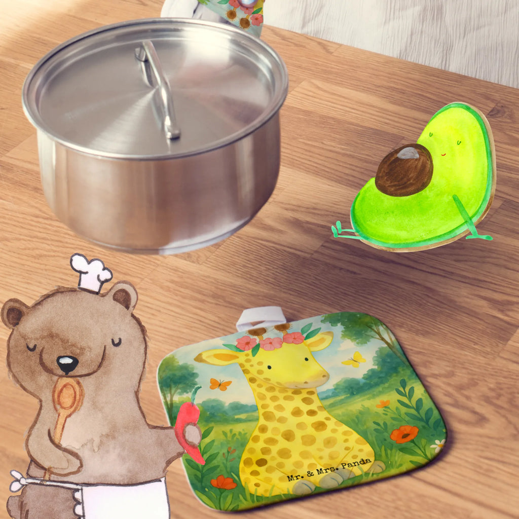 2er Set Topflappen  Giraffe Blumenkranz Design Topflappen, Topfuntersetzer, Ofenhandschuh, Topflappen Set, Topflappen lustig, Topflappen mit Spruch, Ofenhandschuhe, Topfhandschuhe, Topfhandschuh, Topflappenset, Topflappen 2er Set, Schöne Topflappen, Afrika, Wildtiere, Giraffe, Blumenkranz, Abenteurer, Selbstliebe, Freundin