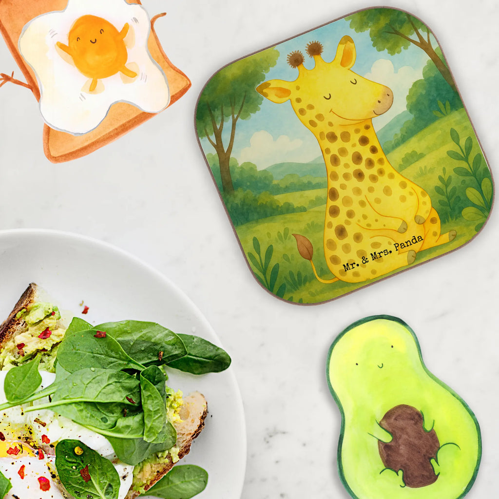 Untersetzer Giraffe Zufrieden Design Untersetzer, Bierdeckel, Glasuntersetzer, Untersetzer Gläser, Getränkeuntersetzer, Untersetzer aus Holz, Untersetzer für Gläser, Korkuntersetzer, Untersetzer Holz, Holzuntersetzer, Tassen Untersetzer, Untersetzer Design, Afrika, Wildtiere, Giraffe, Zufrieden, Glück, Abenteuer