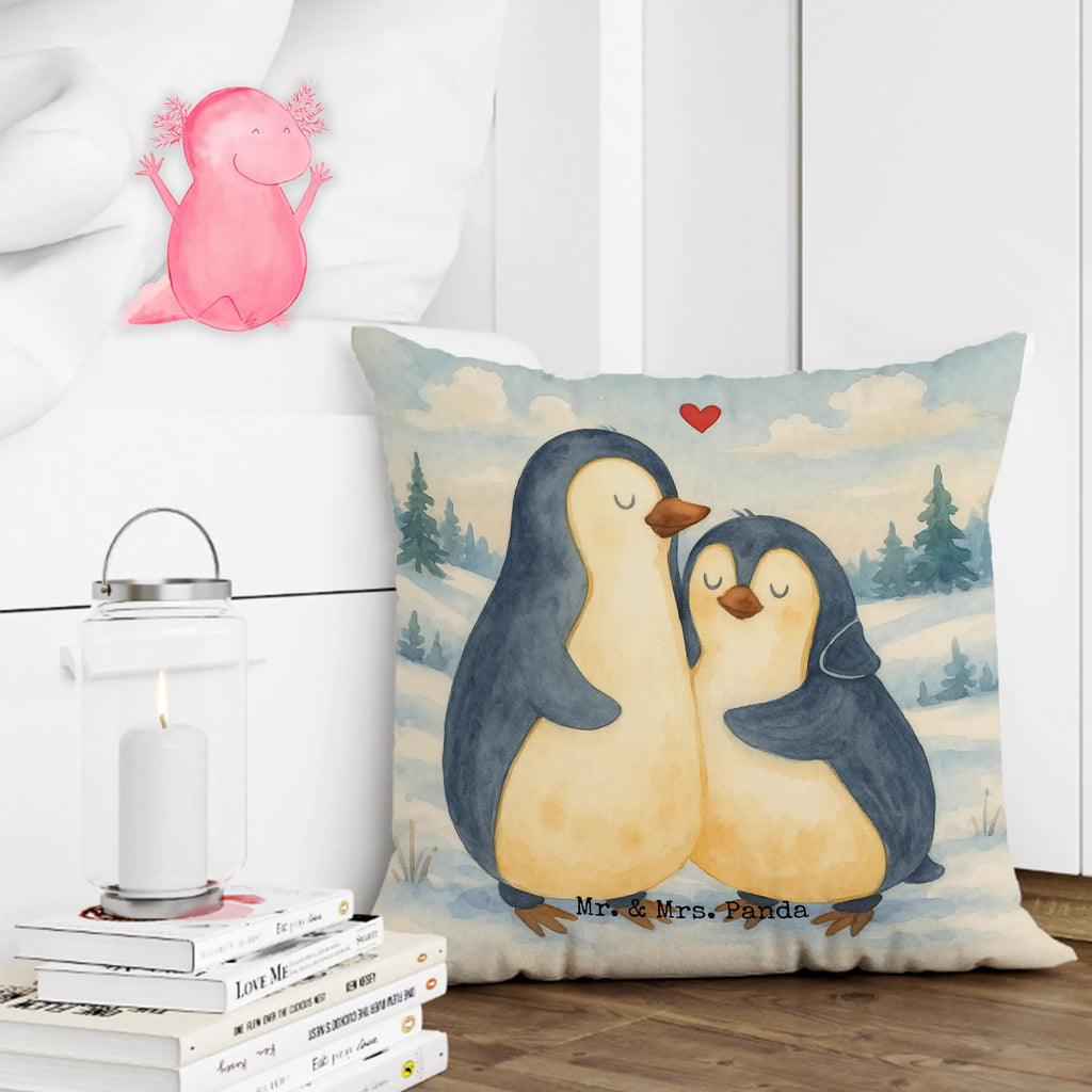 Cushion Penguin embrace Design Kissenhülle, Kopfkissen, Sofakissen, Dekokissen, Motivkissen, sofakissen, sitzkissen, Kissen, Kissenbezüge, Kissenbezug 40x40, Kissen 40x40, Kissenhülle 40x40, Zierkissen, Couchkissen, Dekokissen Sofa, Sofakissen 40x40, Dekokissen 40x40, Kopfkissen 40x40, Kissen 40x40 Waschbar, Pinguin, Liebe, Liebespaar, Liebesbeweis, Liebesgeschenk, Verlobung, Jahrestag, Hochzeitstag, Hochzeit, Hochzeitsgeschenk