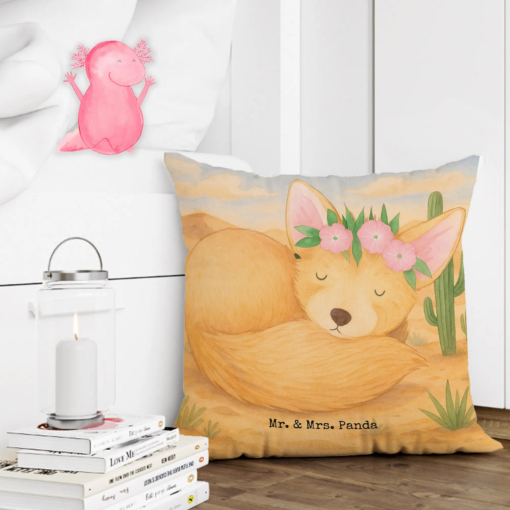 Cushion desert fox Flower Design Sofakissen, Kissenbezug 40x40, Kissenhülle 40x40, Kissen 40x40 Waschbar, Kopfkissen 40x40, Kopfkissen, Kissenbezüge, sofakissen, Kissen 40x40, Dekokissen, Sofakissen 40x40, Dekokissen 40x40, Kissen, Dekokissen Sofa, Kissenhülle, Motivkissen, sitzkissen, Zierkissen, Couchkissen, Afrika, Wildtiere, Wüste, Glücklich, Blumenkranz, Wüstenfuchs, Blumen