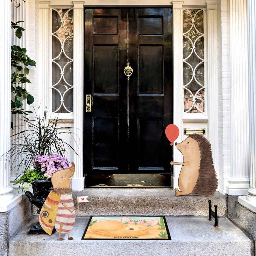 Fußmatte Wüstenfuchs Blumen Design Motivfußmatte, Fußabstreifer außen, Türmatte, Haustürmatte, Fußabtreter, Fußabstreifer, Matte, Fußmatten, Eingangsteppich, Gummimatte, Fußmatte waschbar, Fußmatte außen wetterfest, Sauberlaufmatte, Fußmatte außen, Gummi Matte, Fussmatten online, Schmutzfangteppich, Vorleger, Schmutzfangmatte waschbar, Fussmatten, Fußabtreter außen, Schmutzfangmatte, Fußmatte innen, Schmutzfänger, Fußmatte outdoor, Türvorleger, Schmutzmatte, Afrika, Wildtiere, Blumen, Wüstenfuchs, Wüste, Glücklich, Blumenkranz