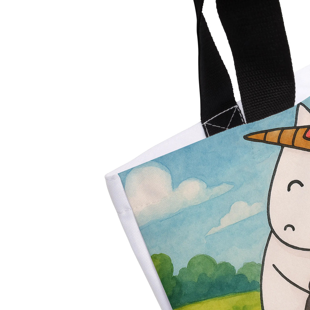 Shopper Einhorn Herz Design Beutel, Einkaufstasche, Tasche, Strandtasche, Einkaufsbeutel, Shopper, Schultasche, Freizeittasche, Tragebeutel, Schulbeutel, Alltagstasche, Einhorn, Einhörner, Einhorn Deko, Unicorn, Herz, schlimm, böse, witzig, lustig, Freundin, anders, bunt