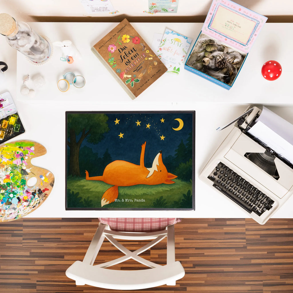 Schreibtischunterlage Fuchs Sterne Design