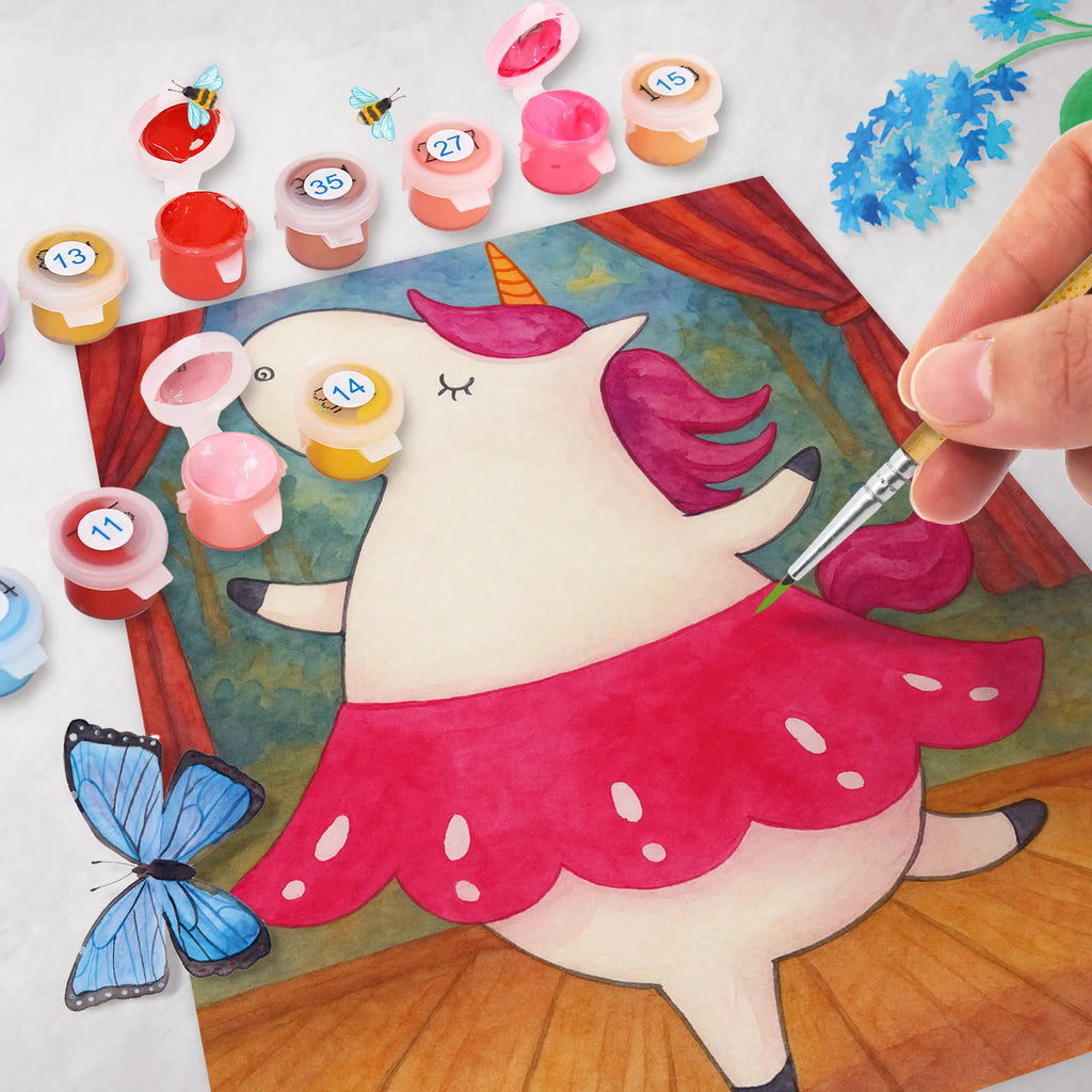 Malowanie według numerów Jednorożec balerina Design Jednorożec, jednorożce, dekoracje jednorożca, jednorożec