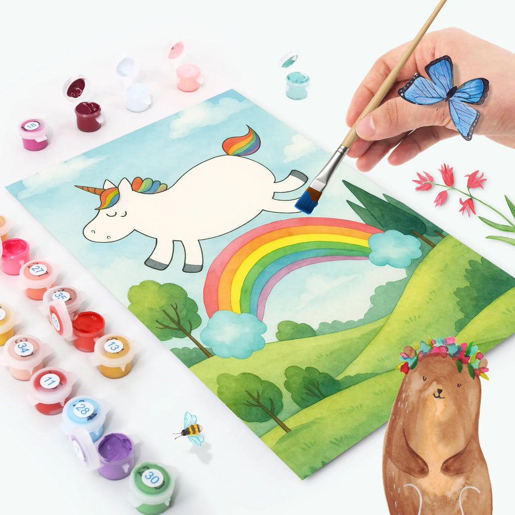 Paint by Numbers unicorn rainbow Design unicorn, unicorns, unicorn car, unicornpower, birthday present, gift, glitter, rainbow, unicorn highway, unicorn love, expressway, Unicorn