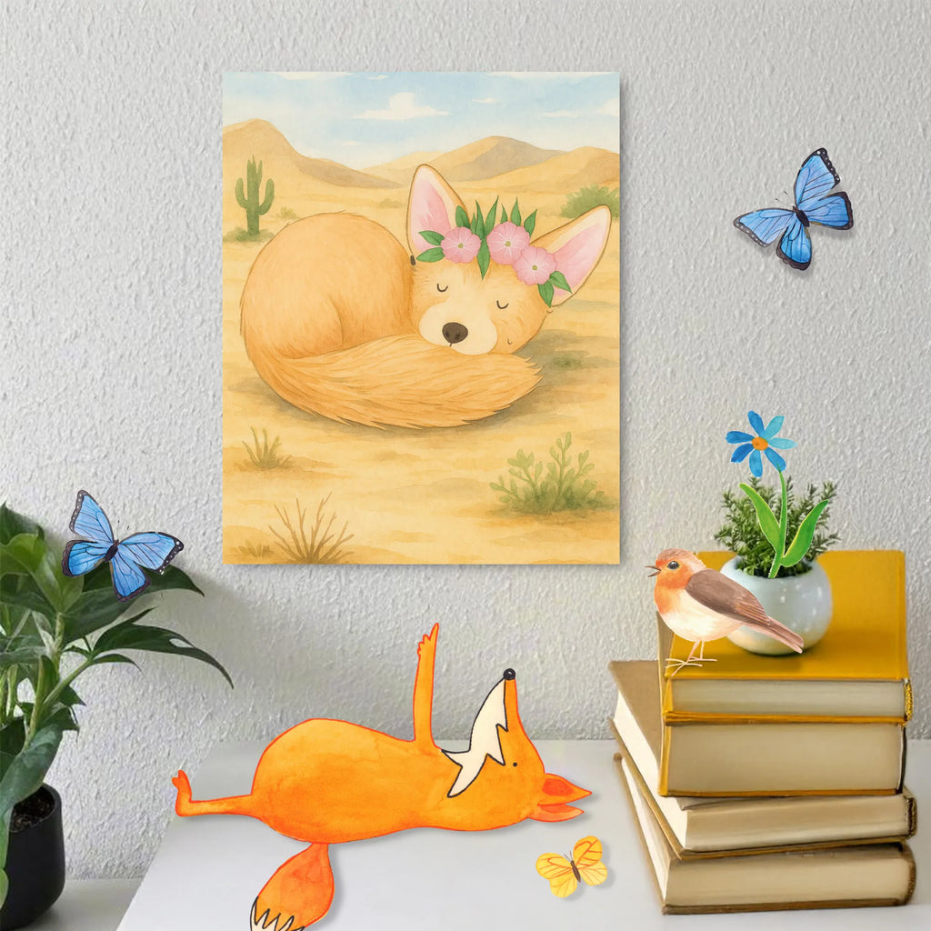 Paint by Numbers desert fox Flower Design Malen, Bastelidee, Kunstwerk, Kreativität, Malen nach Zahlen, DIY, Künstler, Ausmalbild, Baseln, Afrika, Wildtiere, Wüste, Blumen, Wüstenfuchs, Blumenkranz, Glücklich