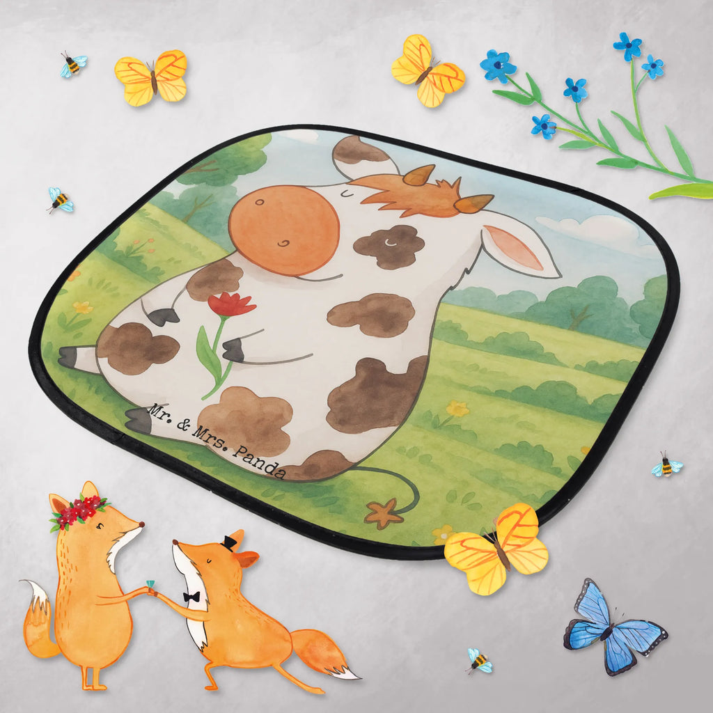 Sonnenschutz Auto Kuh Design