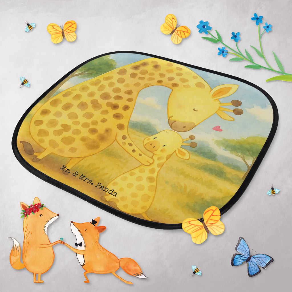 Car sun shade giraffe child Design car, gift, family, sun protection, windows, children, back seat, sun visor, Africa, mum, son, giraffe, favourite person, daughter, child, mother
