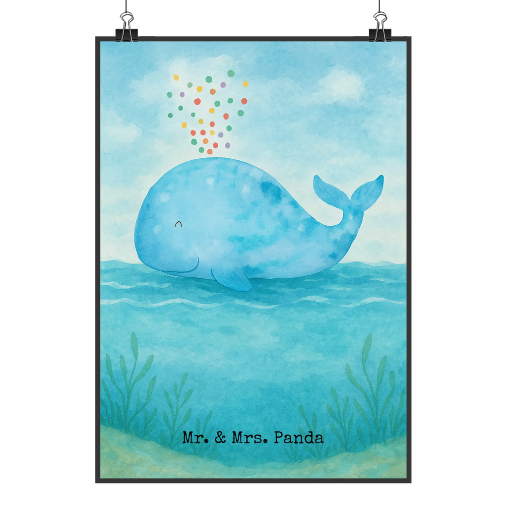 Poster Wal Konfetti Design Deko Bild, grafikposter, Wanddekoration, Poster, wandkunst, Posterdruck, Wandposter, drucke, kunst für die wand, Mr. & Mrs. Panda Poster, Bild für Wand, Wandschmuck, Kunstdruck, wanddruck, Designposter, Plakat, wanddeko, Wandbild, Bild, kunstdruck poster, Wanddeko Bild, kunstposter, Meer, Meerestiere, Urlaub, Geburtstag, Diät, Wale, Neustart, Wal, Neuanfang, Abnehmen, Lebensabschnitt, Trennung, Motivation, Konfetti
