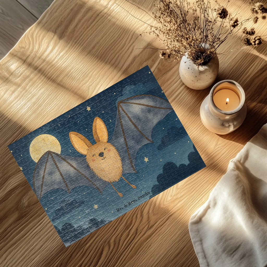 Puzzle Fledermaus Flügel Design Puzzle, Tiermotive, Gute Laune, lustige Sprüche, Tiere