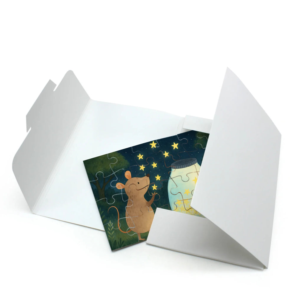Puzzle Mouse Stars Design Puzzle, Tiermotive, Gute Laune, lustige Sprüche, Tiere, Geburt, Taufgeschenk, Wunsch, erstes Kind, Sterne, Geburtstag, Maus, Kind, Taufe, Träume, Kindergeburtstag, Hoffnung, Schwangerschaft