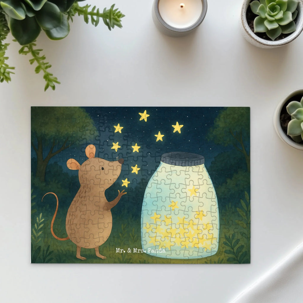 Puzzle Mouse Stars Design Puzzle, Tiermotive, Gute Laune, lustige Sprüche, Tiere, Geburt, Taufgeschenk, Wunsch, erstes Kind, Sterne, Geburtstag, Maus, Kind, Taufe, Träume, Kindergeburtstag, Hoffnung, Schwangerschaft