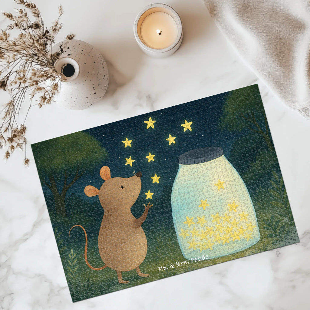 Puzzle Mouse Stars Design Puzzle, Tiermotive, Gute Laune, lustige Sprüche, Tiere, Geburt, Taufgeschenk, Wunsch, erstes Kind, Sterne, Geburtstag, Maus, Kind, Taufe, Träume, Kindergeburtstag, Hoffnung, Schwangerschaft