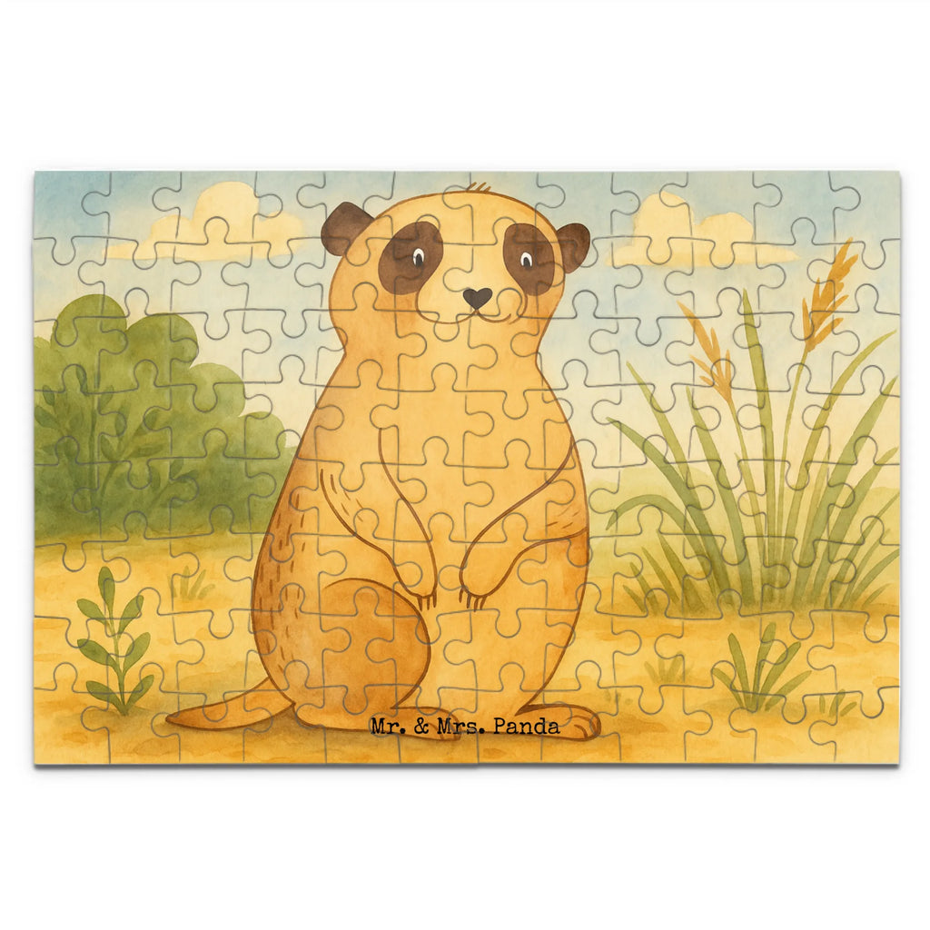 Puzzle Meerkat Design Puzzle, Afrika, Wildtiere, Erdmännchen, Reisen, Spruch, Weltreise, Afrikareise, Roadtrip, Traveling