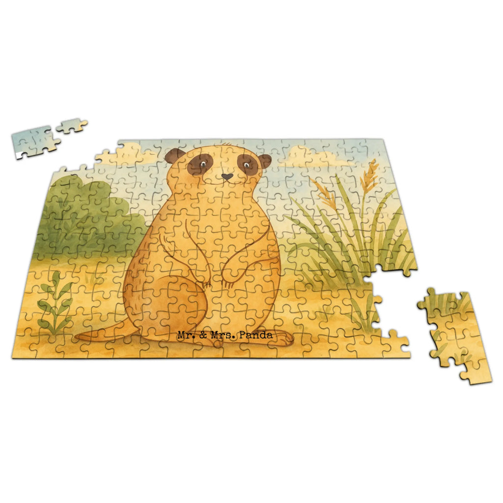 Puzzle Meerkat Design Puzzle, Afrika, Wildtiere, Erdmännchen, Reisen, Spruch, Weltreise, Afrikareise, Roadtrip, Traveling
