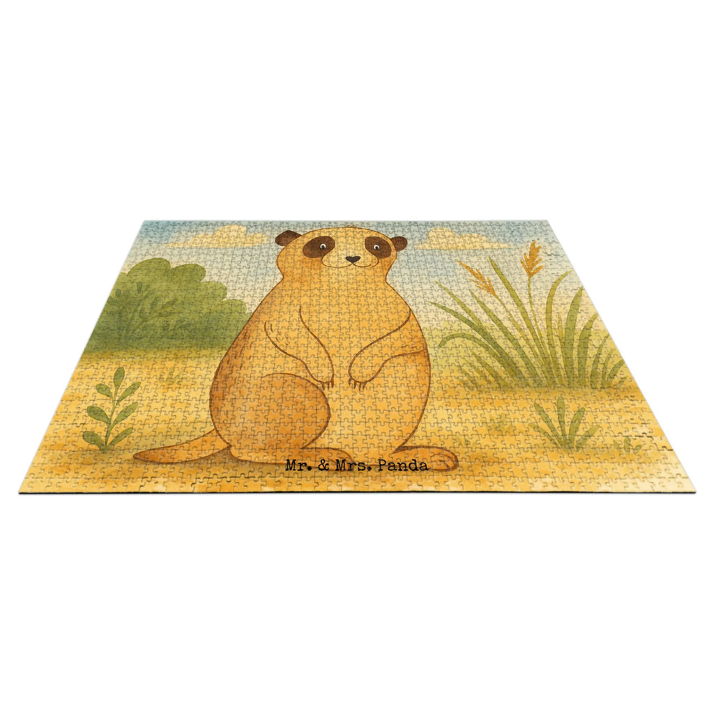 Puzzle Meerkat Design Puzzle, Afrika, Wildtiere, Erdmännchen, Reisen, Spruch, Weltreise, Afrikareise, Roadtrip, Traveling
