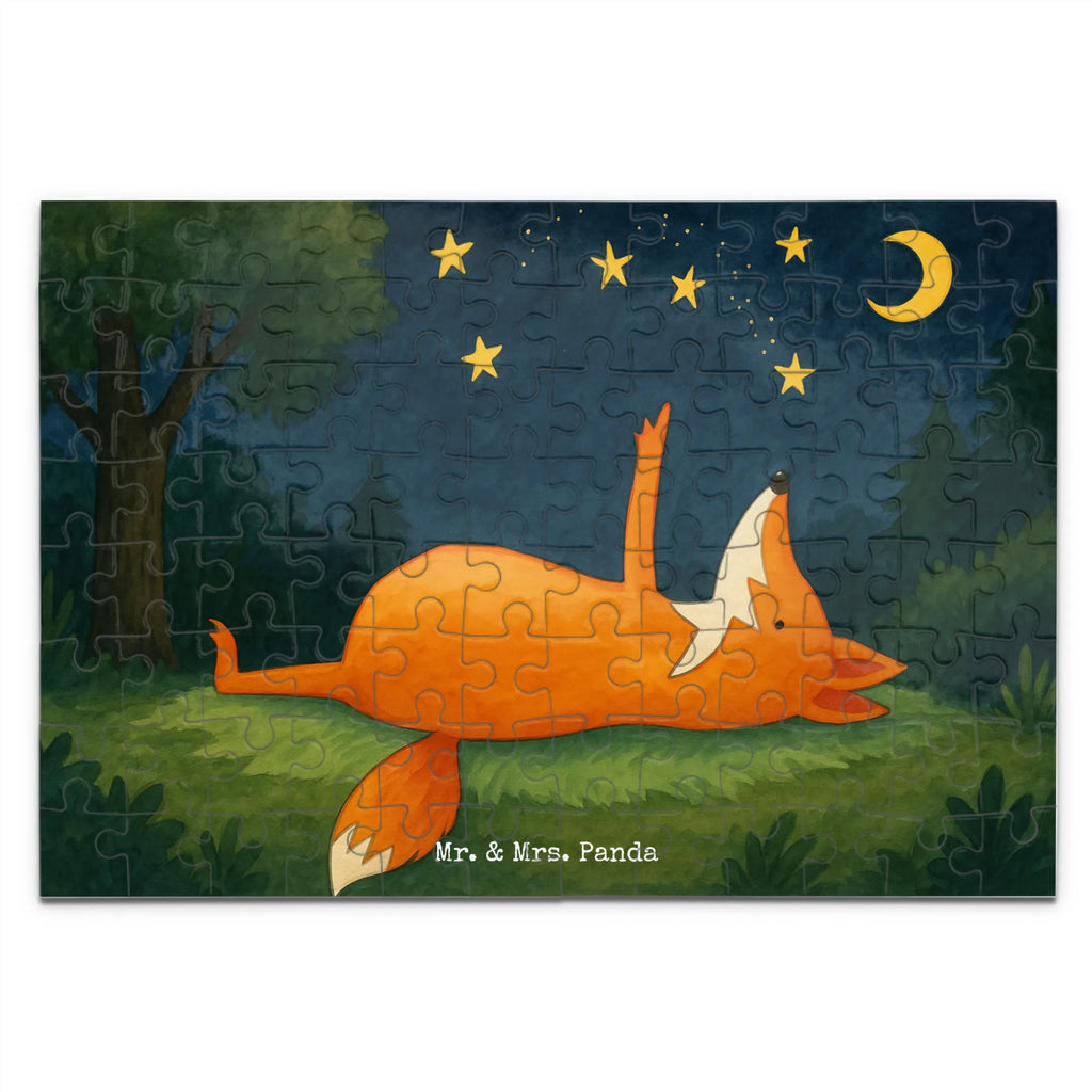 Puzzle Fox Stars Design Puzzle, Fuchs, Füchse, tröstende Worte, Spruch positiv, Spruch schön, Romantik, Always Look on the Bright Side of Life