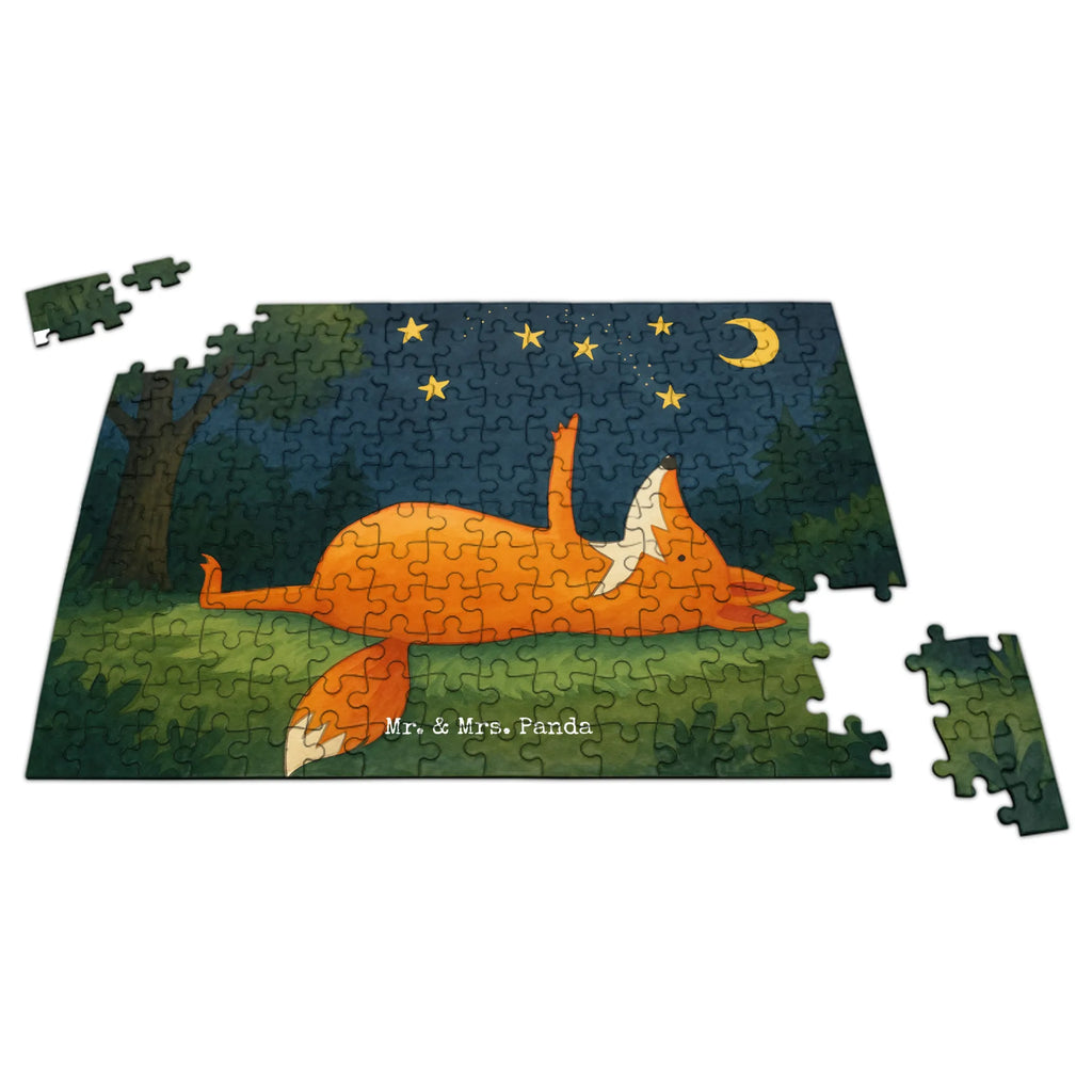 Puzzle Fox Stars Design Puzzle, Fuchs, Füchse, tröstende Worte, Spruch positiv, Spruch schön, Romantik, Always Look on the Bright Side of Life
