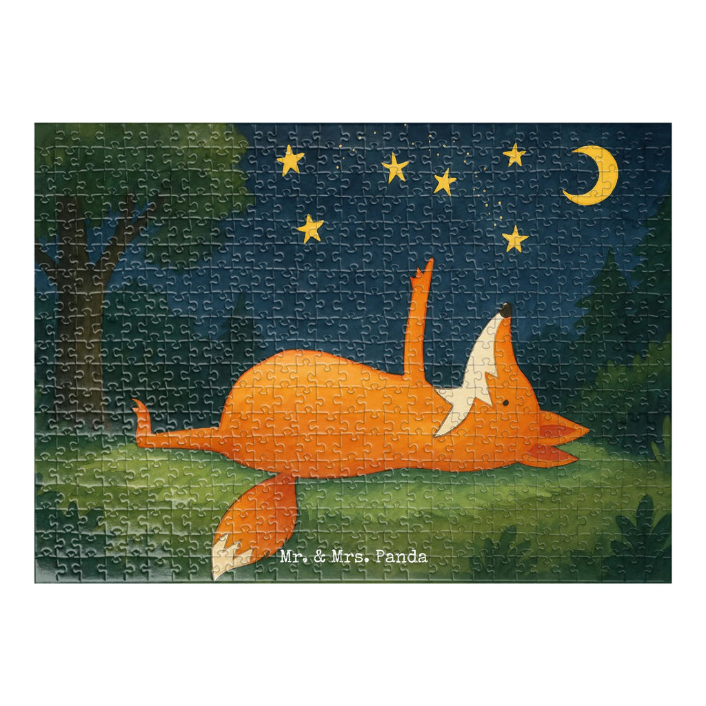 Puzzle Fox Stars Design Puzzle, Fuchs, Füchse, tröstende Worte, Spruch positiv, Spruch schön, Romantik, Always Look on the Bright Side of Life