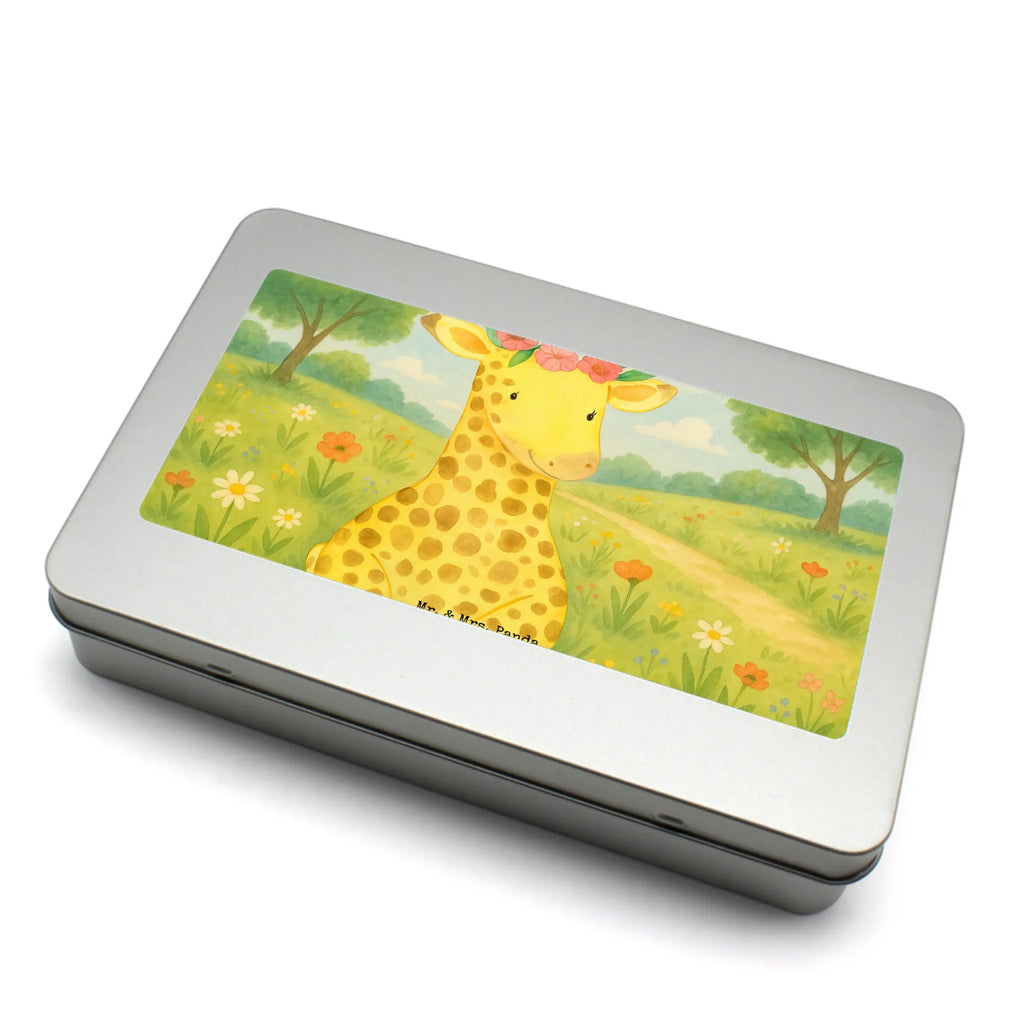 Puzzle Giraffe Blumenkranz Design Puzzle, Afrika, Wildtiere, Giraffe, Blumenkranz, Abenteurer, Selbstliebe, Freundin