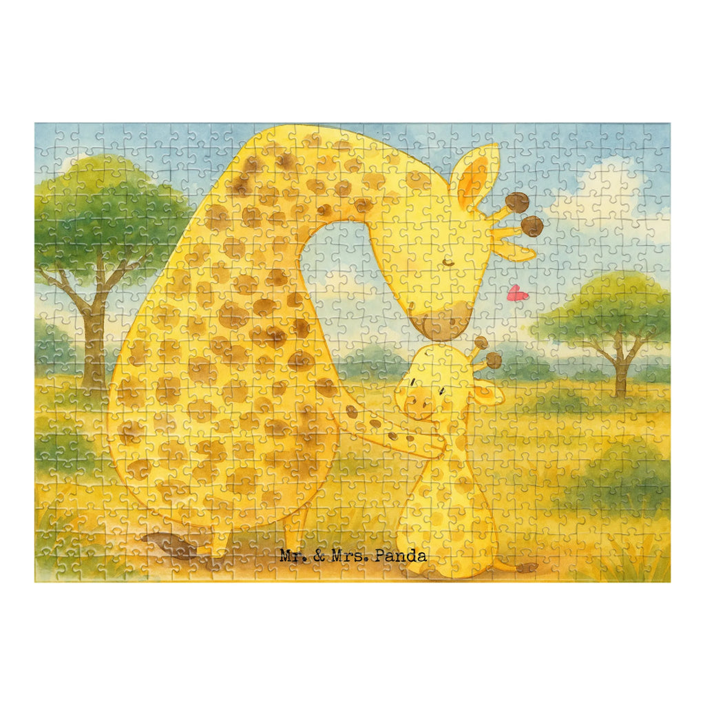 Puzzle Giraffe Kind Design Puzzle, Afrika, Wildtiere, Giraffe, Kind, Mutter, Mama, Tochter, Sohn, Lieblingsmensch