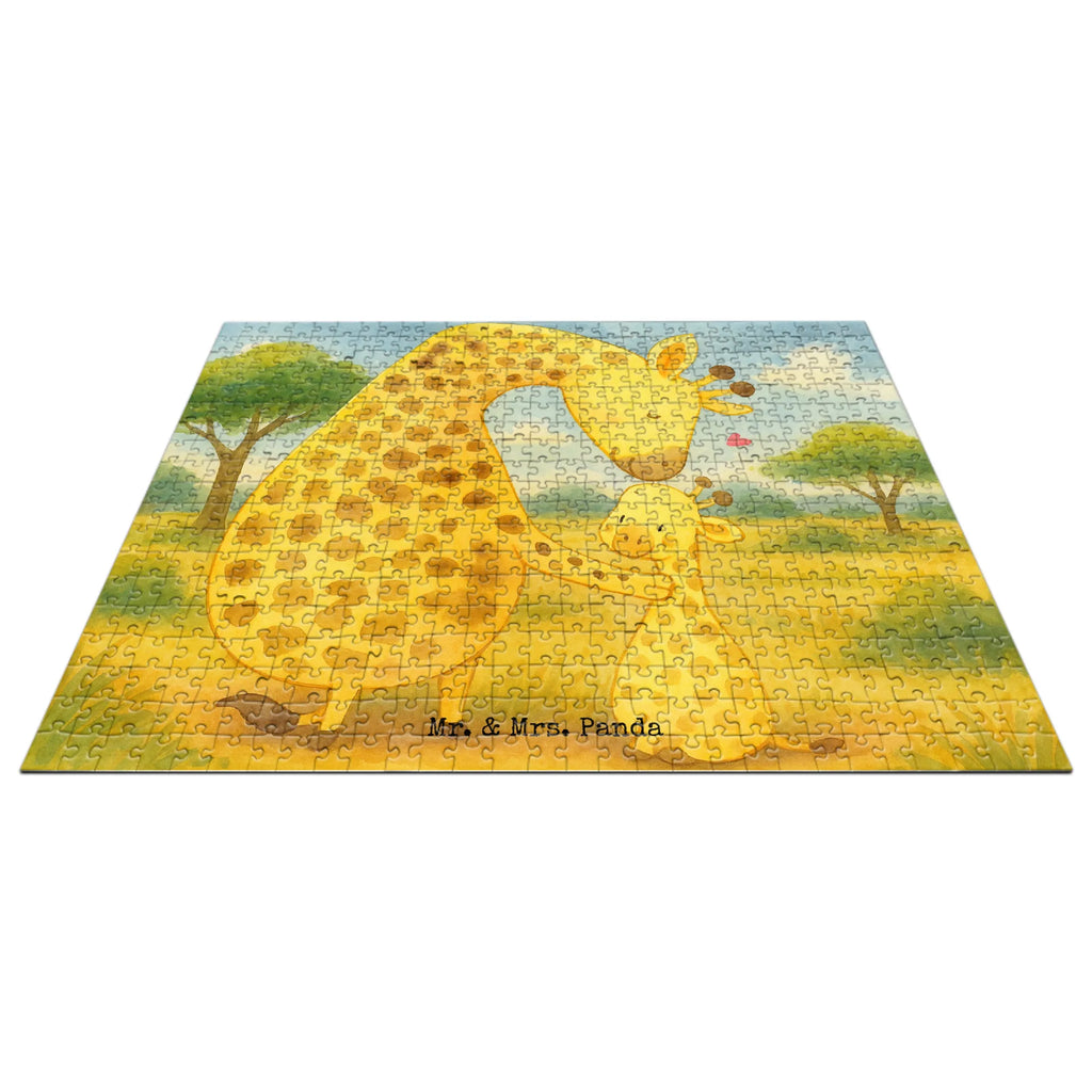 Puzzle Giraffe Kind Design Puzzle, Afrika, Wildtiere, Giraffe, Kind, Mutter, Mama, Tochter, Sohn, Lieblingsmensch
