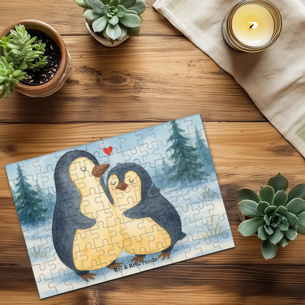 Puzzle Pinguin umarmen Design Puzzle, Pinguin, Liebe, Liebespaar, Liebesbeweis, Liebesgeschenk, Verlobung, Jahrestag, Hochzeitstag, Hochzeit, Hochzeitsgeschenk