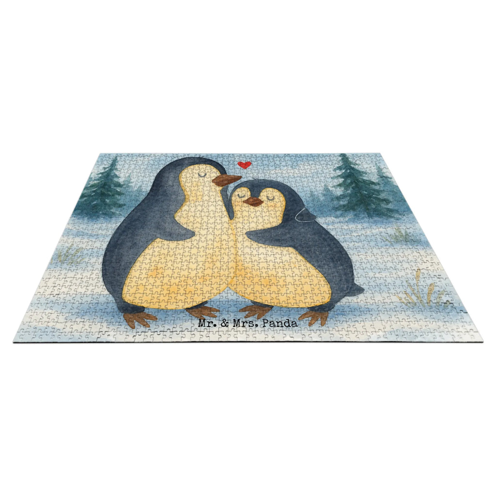 Puzzle Pinguin umarmen Design Puzzle, Pinguin, Liebe, Liebespaar, Liebesbeweis, Liebesgeschenk, Verlobung, Jahrestag, Hochzeitstag, Hochzeit, Hochzeitsgeschenk