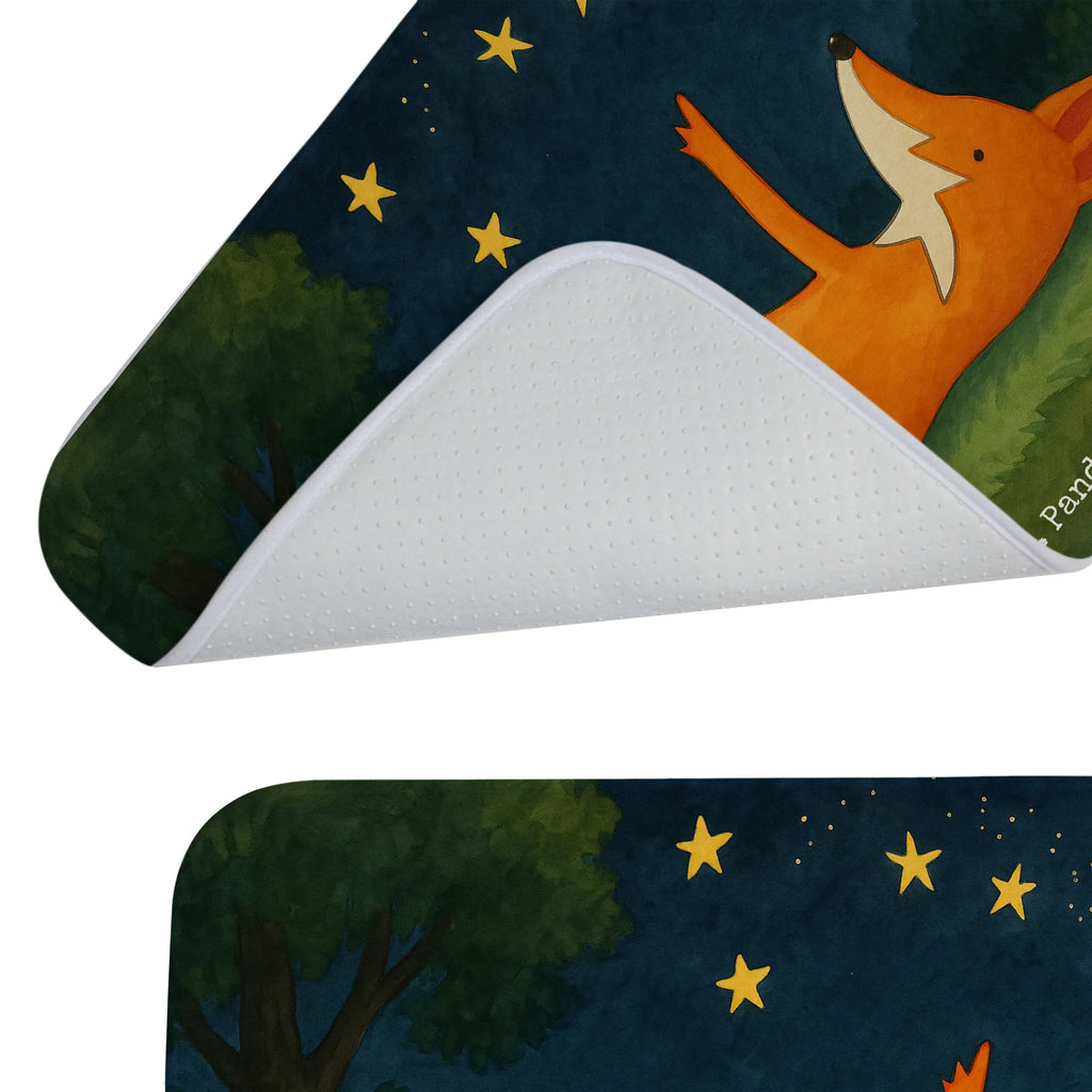 Bath mat Fox Stars Design Badematte, Badteppich, Duschvorleger, Badezimmerteppich, Badezimmermatte, Badvorleger, Duschmatte, Duschteppich, Badteppiche, Badgarnitur, Badematten, Teppich Badezimmer, Badezimmermatten, Fuchs, Füchse, tröstende Worte, Spruch positiv, Spruch schön, Romantik, Always Look on the Bright Side of Life