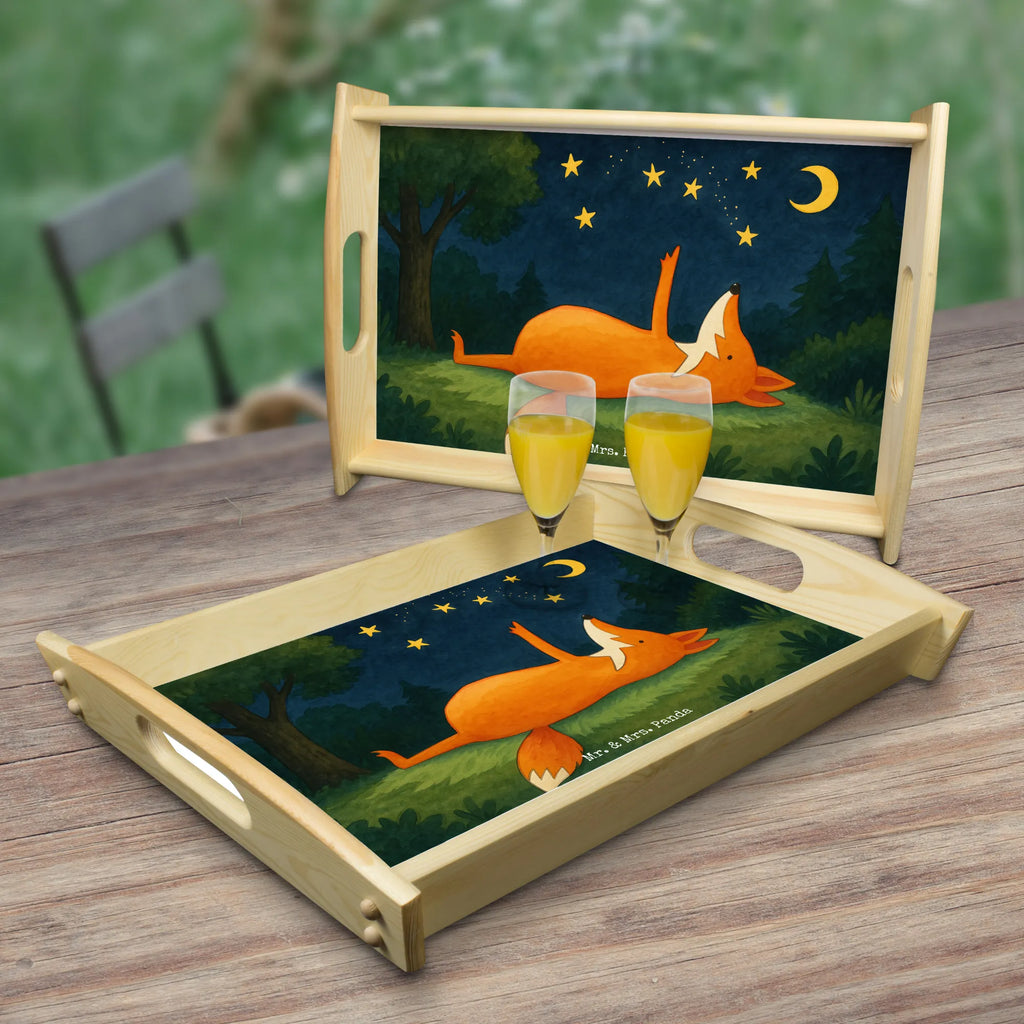 Serviertablett Fuchs Sterne Design