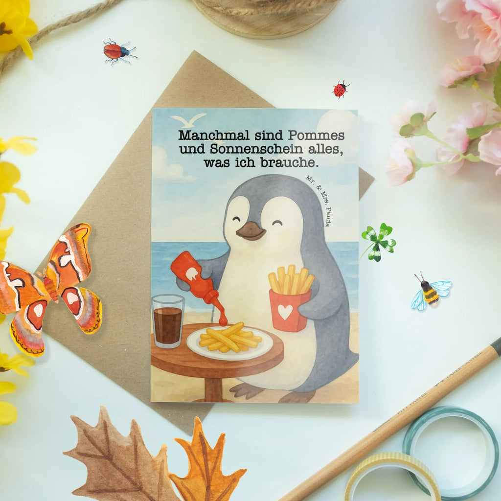 Grußkarte Pinguin Pommes Design Grußkarte, Klappkarte, Einladungskarte, Glückwunschkarte, Hochzeitskarte, Geburtstagskarte, Karte, Ansichtskarten, Liebe, Partner, Freund, Freundin, Ehemann, Ehefrau, Heiraten, Verlobung, Heiratsantrag, Liebesgeschenk, Jahrestag, Hocheitstag, Valentinstag, Geschenk für Frauen, Hochzeitstag, Mitbringsel, Geschenk für Freundin, Geschenk für Partner, Liebesbeweis, für Männer, für Ehemann