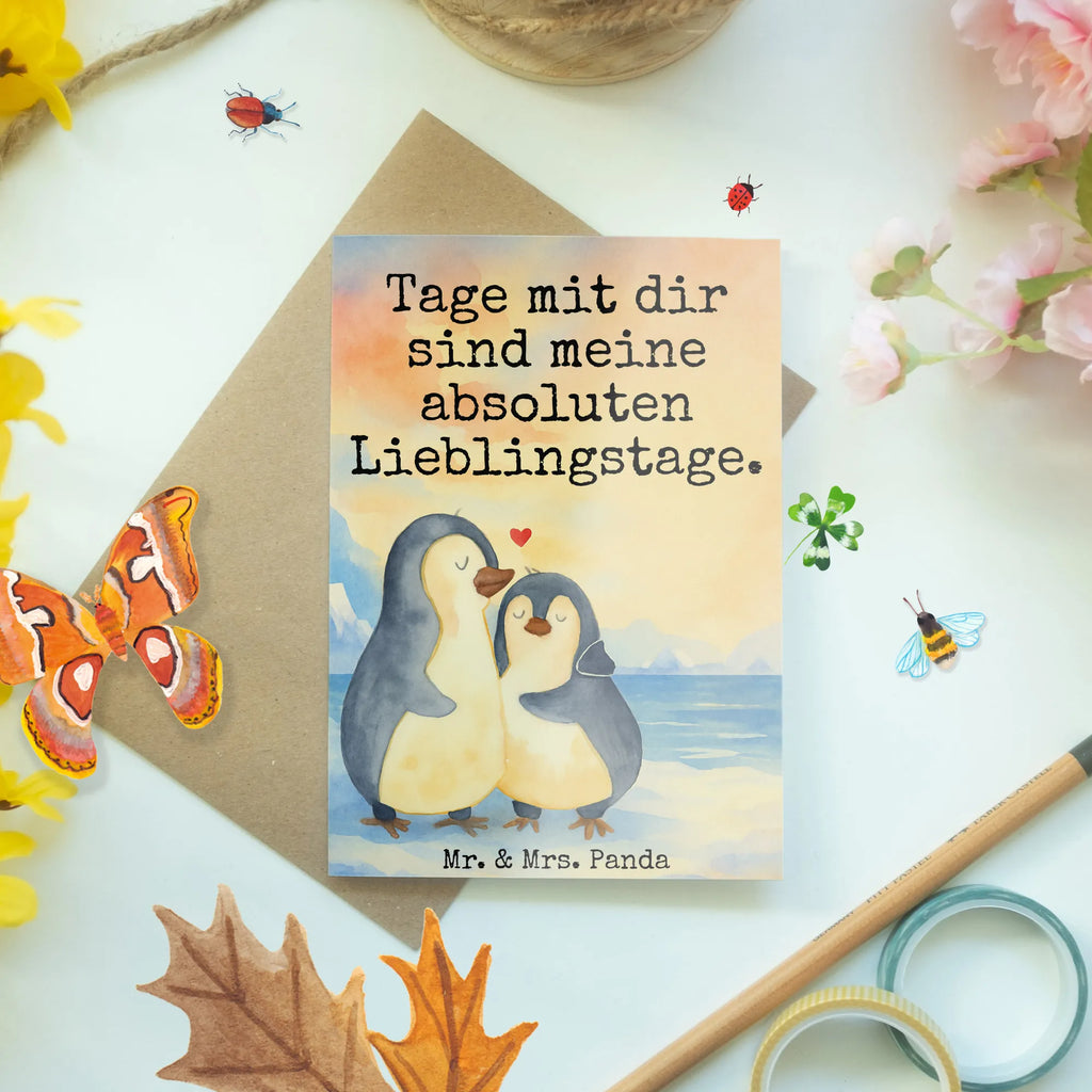 Grußkarte Pinguin umarmen Design Grußkarte, Klappkarte, Einladungskarte, Glückwunschkarte, Hochzeitskarte, Geburtstagskarte, Karte, Ansichtskarten, Pinguin, Liebe, Liebespaar, Liebesbeweis, Liebesgeschenk, Verlobung, Jahrestag, Hochzeitstag, Hochzeit, Hochzeitsgeschenk