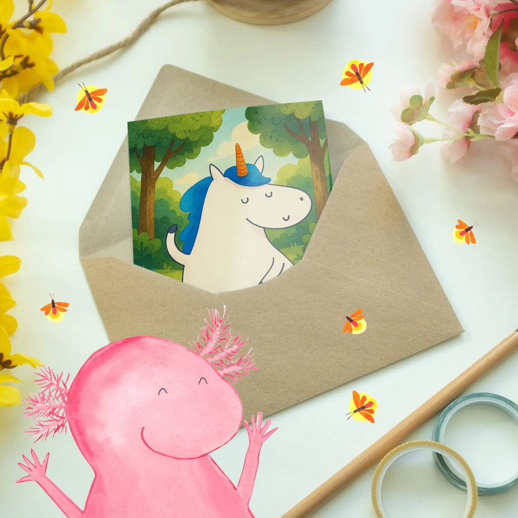 Grußkarte Einhorn Mann Design Grußkarte, Klappkarte, Einladungskarte, Glückwunschkarte, Hochzeitskarte, Geburtstagskarte, Karte, Ansichtskarten, Einhorn, Einhörner, Einhorn Deko, Unicorn, cool, Mann, Freundin, Familie, bester Freund, BFF, Party, hübsch, beste